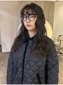 ロングパーマ/前髪パーマ/ウェーブパーマ