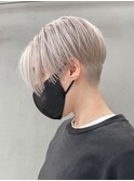 【GEEKS渋谷】ホワイトブリーチ/ 刈り上げショート/メンズライク