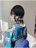 袴着付け/卒業式着付け/袴ヘアセット/袴ヘアアレンジ/卒業式ヘア