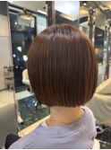 ぱつんとボブ