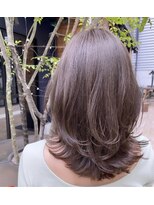 ヘアサロン エフ 渋谷(F)&nbsp;#ピンクブラウン　#ミルクティーベージュ　#レイヤーカット