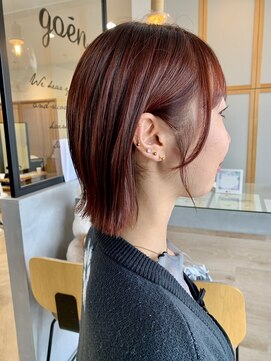 ゴエン(goen) くすませて作る大人レッドカラー