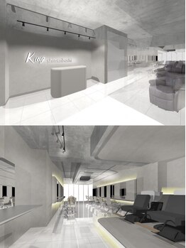 キング 心斎橋店(K!ng)の写真/【10月OPEN】レイヤーカット/ハイライト/髪質改善/縮毛矯正で人気のK!ngが[心斎橋/長堀橋/南船場]に進出！