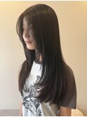 《U鎌倉/髪質改善》艶の美しい黒髪ロング/髪質改善/ストレート