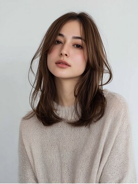 エン 稲毛(enn.) ミディアムヘア/暗めカラー/グランマッシュ/稲毛駅