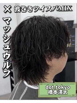 メンズ サロン ドット トウキョウ 町田店(men's salon dot. tokyo) マッシュウルフ×波巻きツイスパMIX