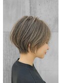 【小田急相模原】大人ショート×白髪ぼかしハイライト