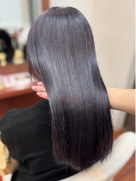 【透明感抜群】ラベンダーグレージュで大人可愛く