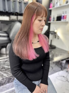 チュダック(ChuDuck) 《inner pink》ハイトーン/ケアブリーチ/ダブルカラー/韓国