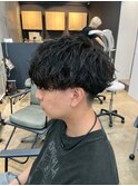 men's/MEN'S/メンズカット/メンズパーマ/郡山/眉毛/サーフカール