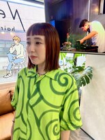 ニール(Neal)&nbsp;【Neal 新宿/西新宿】ロングボブスタイル〈SAKU〉