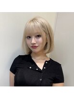 ロンドブルーム 天神大名店(Lond Bloom)&nbsp;イメチェンショート外ハネボブ美髪似合わせカットダークアッシュ