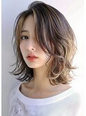 『noah ecle大島流』透明感◎くせ毛風ツヤ感スモークブラウン♪