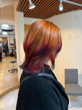 ブリッツ レボ(BLITZ-REVO) 着物ヘア/大人ガーリー/ダークアッシュ/似合わせカット/柏駅