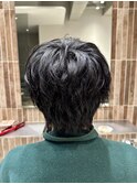 フェザー/サーフカール/センターパート/波巻きツイスパ