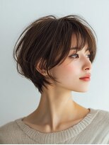 ロディーナコク 大口 新子安(rodina.coc)&nbsp;ピンクベージュ/アンブレラカラー/クールショート/前髪/大口子安