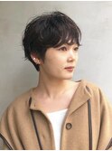 ダークアッシュ/似合わせカット/ミディアムレイヤーカット