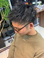 クリアオム 草加(CLEAR homme) 刈り上げ×アップバング
