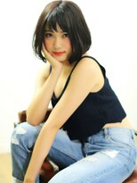 アンネル(An nelle)&nbsp;【An nelle】黒髪前下がりボブ