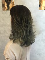 ヘアスタジオニコ(hair studio nico...)&nbsp;グラデーションカラープラチナグレー
