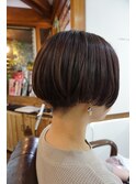 エッジの効いた刈り上げマッシュ