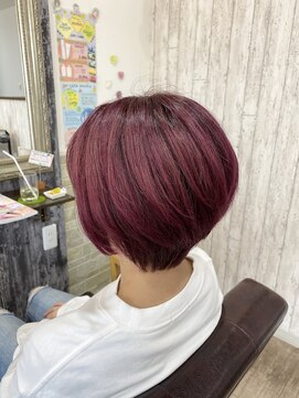 スピニングヘアティアナ(spinning hair Tiana.) ベリーカシス ハンサムショートボブ