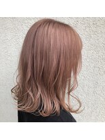 エイム ディクト ヘアー プロデュース(ame D.C.T HAIR PRODUCE) ピンクベージュ