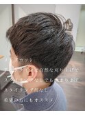 COUPE黒滝☆☆スタイリングなしで決まるメンズカット☆