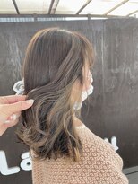 ラウラウヘアーリゾート(Lau Lau hair resort) 【LauLau. 竹内】インナーカラーベージュ☆ 
