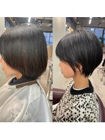 コワファーストナガサキシャンプーボーイ(COIFF1RST NAGASAKI SHAMPOO BOY)&nbsp;大人可愛い20代30代40代ひし形小顔丸みショート