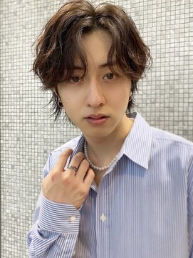 バイフィフス 原宿/表参道(by fifth) 波巻きツイストスパイラルパーマツーブロック韓国風ウルフ