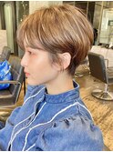 襟足スッキリマッシュショート/表参道/大人可愛い/30代40代