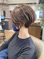 バンプ ギンザ(BUMP GINZA)&nbsp;くびれショート/マロンブラウン/大人ショートボブ