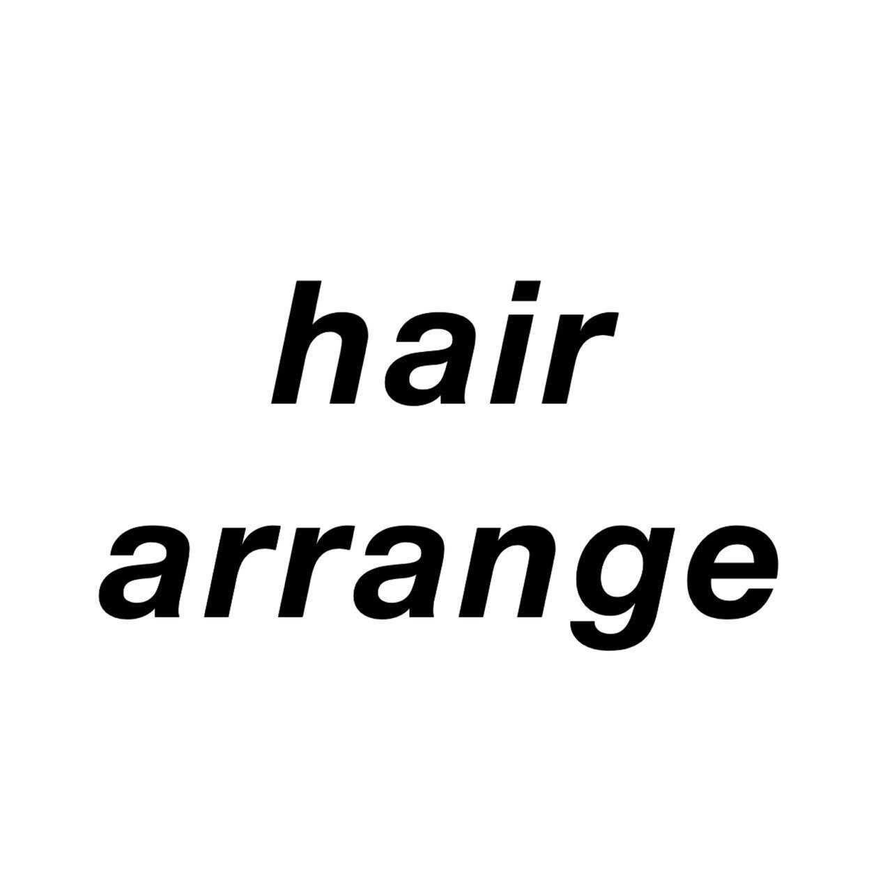 ヘアアレンジ \3500