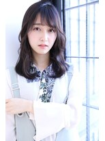 ボヌール オオサカ(Bonheur OSAKA)&nbsp;暗めアッシュカラー×シアー前髪