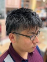 アポロカットステージ 相模大野店&nbsp;アップバング/ツーブロックマッシュ<理容室>[メンズ/相模大野]