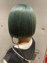 ゲーム 吉祥寺店(GAME)&nbsp;ダブルカラーグリーンベージュカラーケアブリーチ韓国ヘア吉祥寺