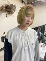 ヘアメイク アンジー(hair make anjii) ハイトーンマッシュボブ