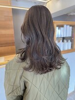 ヘア プロデュース キュオン(hair produce CUEON.) レイヤーカット/オリーブベージュ/透明感カラー/20代/30代/40代