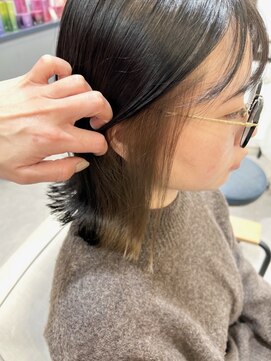 グラッシー センター北店(GLASSI) インナーカラー★シアーベージュ★イメチェン似合わせカット★