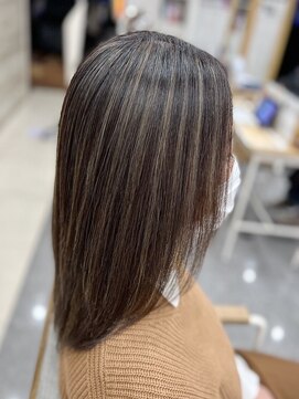 プログレス 仙台駅東口店(PROGRESS) 脱白髪染めハイライト　美髪/30代/40代/50代/卵型/丸型/四角