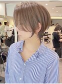 前下がりショート/前髪/小顔効果/30代/40代【橋本】