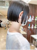 大人可愛い　前下がりボブ20代/30代/40代
