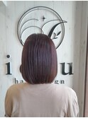 カシスブラウン×ボブ