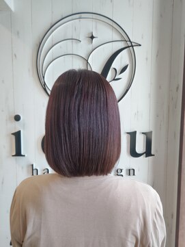 イコウヘアデザイン(icou hair design) カシスブラウン×ボブ