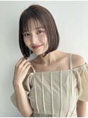 簡単まとまる◎ミニマム小顔ボブ*前髪ありボブ*大人ボブ*丸顔