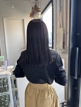 ロカ 表参道(loka) ワンレン/ストレート[表参道/ブリーチ/ハイライト]Mai