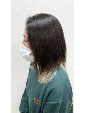 松本平太郎美容室 大宮店 インナーカラー×ブリーチ