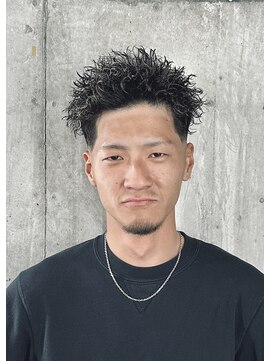 ドアベルヘアリビング(Door Bell hair Living) スキンフェード×ハードパーマ