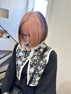 ヘアメイク アンジー(hair make anjii) BOBのデザインカラー